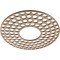 Ekena Millwork Fink Wood Fretwork Pierced Ceiling Medallion, Red Oak, 16"OD x 5 3/4"ID x 1/4"T CMWP16X16X0250FFRO - alternate 3